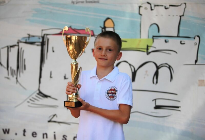 Vlaho Petković, 9-godišnji tenisač Raguse foto: Tonči Vlašić