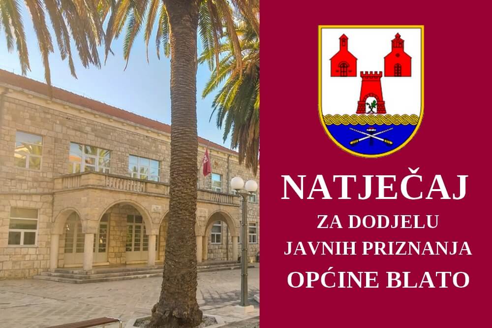 Natjecaj Javna Priznanja Opcine Blato