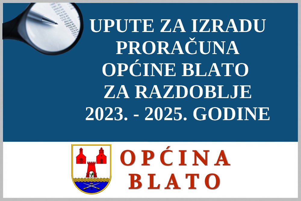 Upute Izrada Proracun 2023