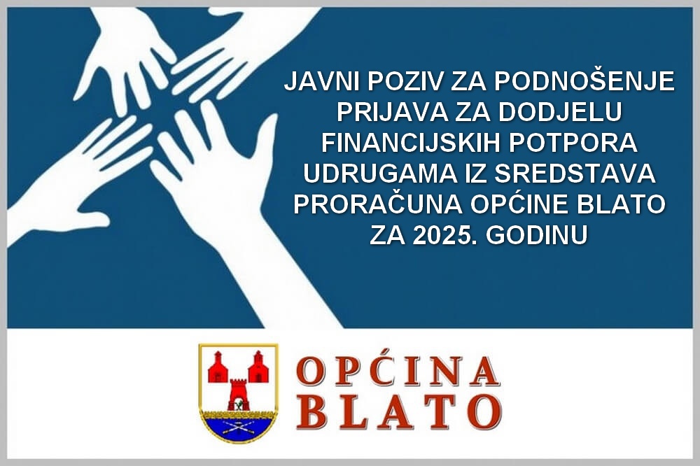 Poziv Udrugama 2025 